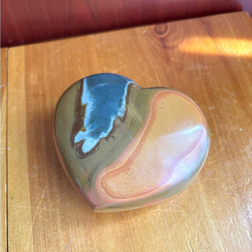 Ocean Jasper crystal heart